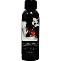 Earthly Body Cherry Edible Massage Oil, 2 Ounce