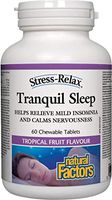 Natural Factors - Stress-Relax Tranquil Sleep - 60 Chewable Tablets