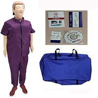 TZYY CPR Training Manikin, Vivid Full-Body First Aid Manikin for Artificial Respiration Chest Compressions Pupil Contrast