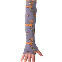 QG ZZX Autumn Fox Unisex Compression Arm Sleeves UV Protection Performance Arm Sleeve - for Outdoor Sports Baseball,Basketball,Football (1 Pair)