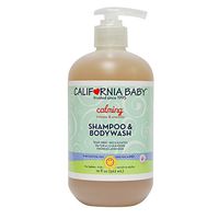 California Baby Calming Shampoo and Body Wash - Hair, Face, and Body | Gentle, Allergy Tested | Dry, Sensitive Skin, 19 Ounces