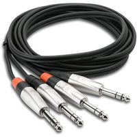 Hosa HSS-020X2 Pro Dual Cable 1/4-Inch TRS - Same 20 Feet