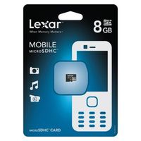 Lexar 8GB Mobile Micro SDHC Memory Card - (LSDMI8GAST)