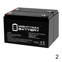 Mighty Max Battery 6V 12AH F2 SLA Replacement Battery for Prescolite ERB0610-2 Pack Brand Product