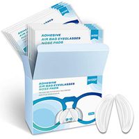 10 Pairs Adhesive Soft Silicone Air Chamber Eyeglass Nose Pads, Comfortable Air Bag Nosepads for Eyeglasses Glasses Sunglasses, 2mm