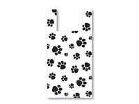 PAW PRINT 25% Recycled T Sack8 x 5 x 18" .55 mil 2-side print 1 unit, 1000 pack per unit.