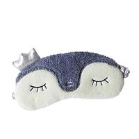 Shinywear Women Travel Sleep Eye Patch Cover Plush Silk Penguin Sleeping Mask Blinder Lovely Animal Novelty Designer Gift