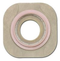 Hollister 1" Pre-Cut Flat Skin Barrier, 1-3/4" Flange, Tape Border, Green