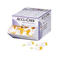 Accu-Chek Safe-T Pro Uno 200 Lancets (Single Use Disposal Most Hygenic Lancets)