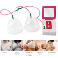 Woman Breast Massager Vacuum Pump Large Breast Suction Twin 2 Cups Cupping System Breast Firmer Breastfeeding Pump
