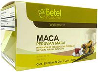 Peruvian Maca Tea by Betel Natural - Amazing Libido and Hormonal Imbalance Support - 30 Tea Bags