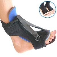 Plantar Fasciitis Night Splint + Bonus Compression Sleeves -Plantar Fasciitis Brace, Night Splints for Plantar Fasciitis Women and Men - Plantar Fasciitis Support Brace, Dorsal Night Splint (Large)
