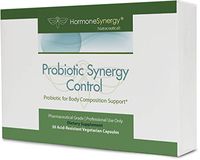 Probiotic Synergy Control - Probiotic for Body Composition Support* - HOWARU® Features Vegetarian, Gluten- and Dairy-Free, Patented HOWARU® Shape Bifidobacterium animalis subsp lactis B420.