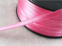 20y Have The Shiny Satin Bandwidth Ribbon Headband Clips Bow Wide 5mm (Watermelon Red)