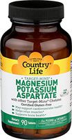 Country Life Target Mins - Magnesium Potassium Aspartate, for Cardiovascular Health - 90 Tablets