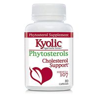 Kyolic Aged Garlic Extract Formula 107 Phytosterols Cholesterol Support, 80 Capsules