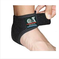 IRUFA, AN-OS-11,3D Breathable Elastic Knit Patented Fabric Adjustable Athletics Achillies Tendon Ankle Wrap, Plantar Fasciitis, Pain Relief for Sprains, Strains, Arthritis and Torn Tendons (L)