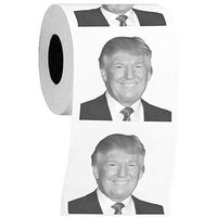 Sunshay Toilet Paper,Novelty Trump Humor Toilet Roll Paper,Original 2-Ply Trump Toilet Paper Roll for Home cafes and Restaurants - 1 Roll
