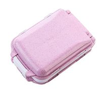 Ktyssp Pill Medicine Box Storage Organizer Container Case Portable (Pink)
