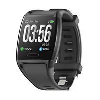 Smart Watch Compatible with iOS Android Phone, IP67 Waterproof 1.3" Color Screen Fitness Tracker Sport Watch with Heart Rate Blood Pressure Monitor, Sleep Monitor, Pedometer, Multiple Alarms (Black)