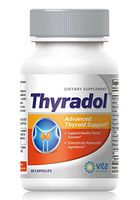 Thyroid Support Formula with Natural Iodine for Metabolism, Maintain Healthy Weight Balance, Daily Energy and Clarity of Mind. Thyradol with Natural Ingredients- Soy and Gluten Free | 60 ct.