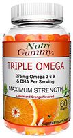 Omega 3 – 6-9 Triple Omega Strength DHA Fatty Acids Gluten-Free Support Cognitive Boost Immune System and Support and Cardio Vascular