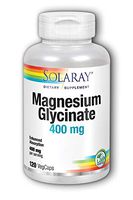 Magnesium Glycinate 400 mg Solaray 120 VCaps