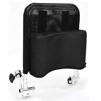 Wheelchair Headrest Neck Support Comfortable Seat Back Cushion Pillow Adjustable Padding for Toilet Chair Portable Universal (Black)