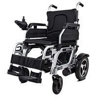 Lightweight Folding Electric Wheelchair, Intelligent Joystick Lithium Battery Power Transport Wheelchair Chair, Electric Wheelchairs for Adults Elderly, Rollator Walker with Seat