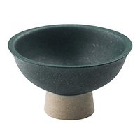 Bowl Creative Ceramic Dessert, Sauce Dish Ice Cream Folk culture bowl, Salad Folk culture bowl Cooking & Dining (Color : Green, Size : 11.8 6.8cm) Household tableware, retro bowl