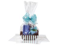 Clear Cellophane Bags Basket Bags Cello Gift Bags Large Flat Bag 16 in. X 24 in. 10 Pack