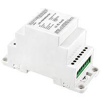 Semoic Led Power Repeater Din Rail Dc5V 12V 24V Input Led DMX Amplifier 4Ch Output Signal Amplifier Power Repeater Bc-964-Din