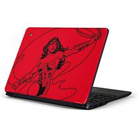 Skinit Decal Laptop Skin for Chromebook 3 11.6in 500c13-k01 - Officially Licensed Warner Bros Wonder Woman Comic Pop Design