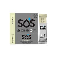 SOS Hydration Electrolyte Replacement Powder Drink Mix, Doctor Formulated for Sport, Travel, Illness and Hangover, Keto, Fast-Dissolving, Supplement Stick Packets- Coconut (20 Count)