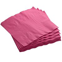 Exquisite 50 Pack of Beverage Paper Napkins The 2 Ply Party Napkins are Highly Absorbent of Vibrant Colors - Cerise Napkins