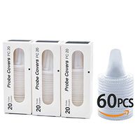 60x Ear Thermometer Covers, Refill Caps for All Braun ThermoScan Models and Other Types of Digital Thermometers, Disposable Probe Covers