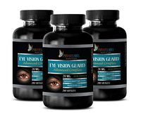 Vision Formula with Lutein - Eye Vision Guard 24 MG - Advanced Complex - Bilberry Lutein for Eyes - 3 Bottles 600 Softgels
