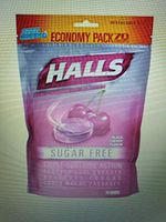 Halls Sugar Free Menthol Cough Drops - Black Cherry - 70 Count Economy Pack