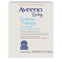 Aveeno Baby Soothing Bath Treatment Packets Eczema Therapy, 5 Count