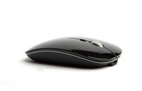 Ultra-Thin New 2.4G Office Wireless Mouse Mute Charging Mouse Notebook Home Mouse with USB Receiver Compatible for Notebook, PC, Laptop, Computer, MacBook (Black)