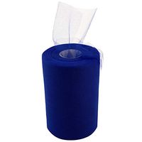 Royal Blue Tulle Wedding Reception Decor - 6" x 100 Yards, Healthcare Workers Support Ribbon, Easter, Fabric Netting Ribbon, Christmas, Wreath, Garland, Swag, Streamers, Gift Wrapping, Bows