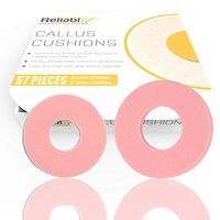 57 Piece Large Variety Pack Callus Cushion Foam Pads for Feet, Toes, Heel or Side of Foot. (57 Pieces) Big and Small Performance Grade