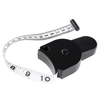 Festnight 80mm Skinfold Body Fat Caliper Set Body Fat Tester Body Skinfold Measurement Tool with Measure Tape