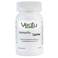 Veatu Immunity Lysine Capsules | Remedy for Cold Sores, Canker Sores, Fever Sores, Shingles | Supports Immune System Health and Metabolism Boost | 1000 mg