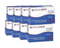 Dealmed 2" Conforming Stretch Gauze Bandages, 4.1 Yards Stretched, 12 Count (8 Pack)