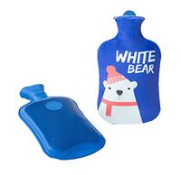 Large Winter 2L Hot Water Bottle Winter Warm,(Random Cover)