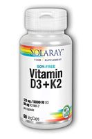 Solaray Vitamin D3 & K2  Vcaps