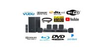 RCA RTB10323LW 200 Watts Home Theater System with Blu-ray Player with Wireless Steaming Media Access and 6ft HDMI Cable (Renewed)