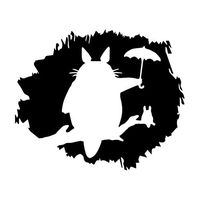 Leon Online Box Darkness Surround Hamster Totoro - Vinyl Decal [Choice] Sticker for Car, iPad, Laptop, Helmet