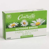 Fabric Softener Sheets 80 Count Outdoor Breeze Centrella, Case of 6